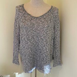 Free People crochet sweater S
